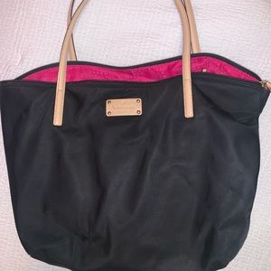 Kate Spade Black Shopper Tote